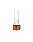 Contour Bud vase with Clear Top and Copper Base - NUDE EU