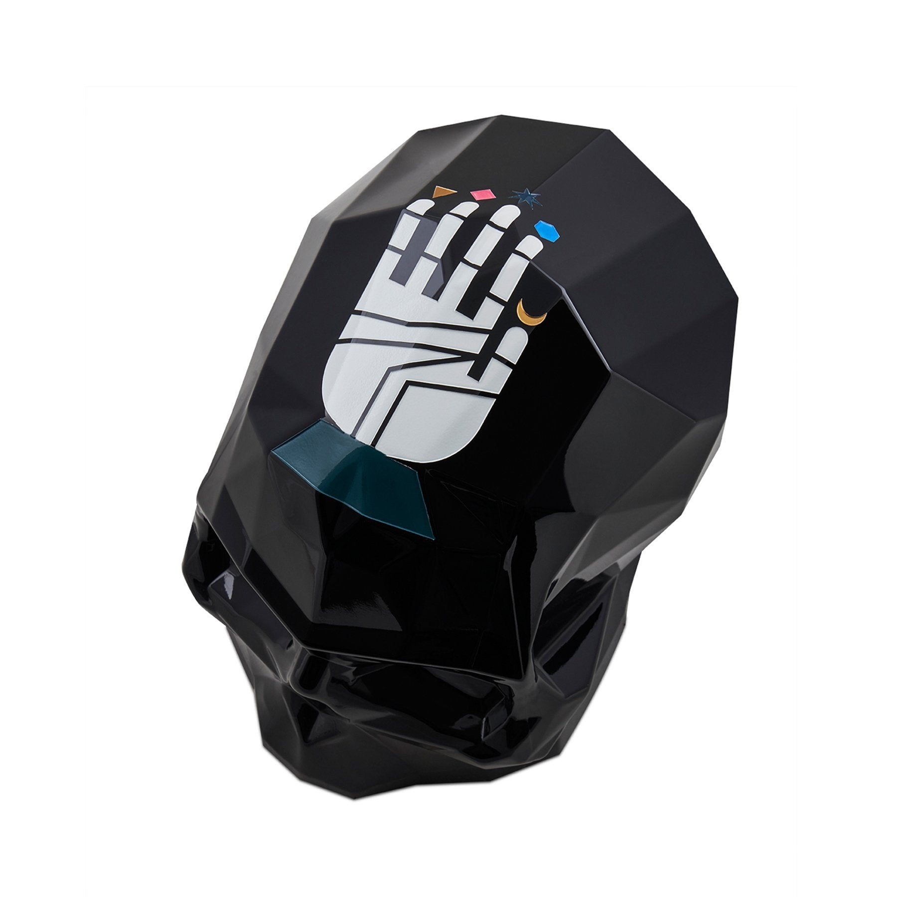 Memento Mori Rock & Pop Faceted Skull Large by Luca Font