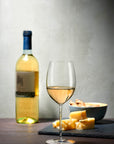 Vintage Set of 2 White Wine Glasses