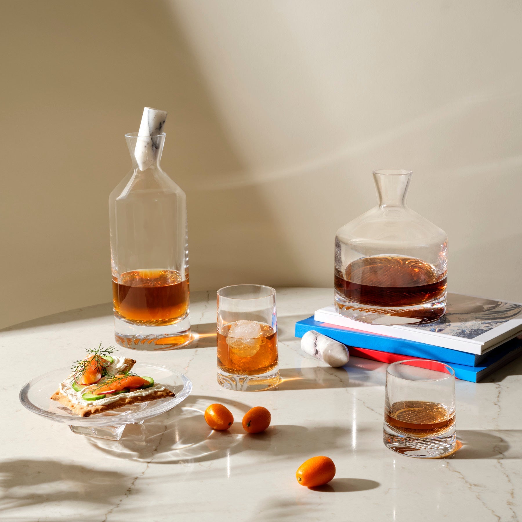 Bottiglia di whisky Alba bassa