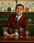 Bar/Giani Set of 2 Cocktail Glass Long Stem