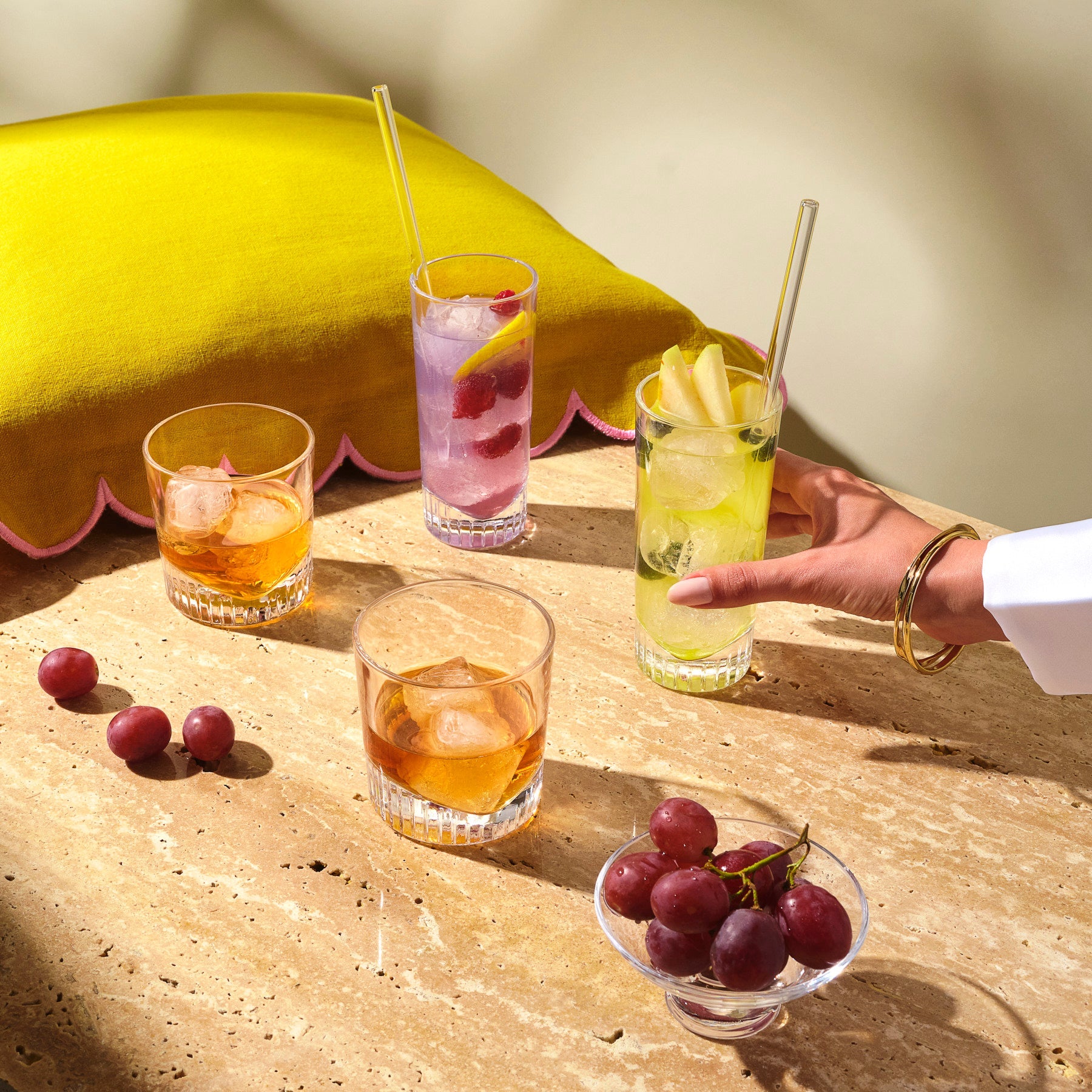 Caldera Set of 4 High Ball Glasses 450cc