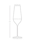 Ghost Zero Tulip Champagne Glass - NUDE EU