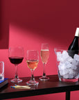 Heads Up Set of 2 White Wine Glasses