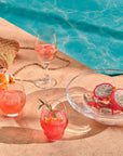 Heads Up Set of 2 White Wine Glasses