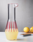Beak Carafe Red Striped