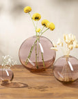 Mars Vase Small Steel Apricot - NUDE EU