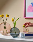 Mars Vase Small Steel Apricot