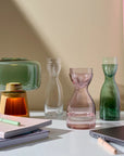 Tree Lamp with Glass and Oak Base - NUDE EU