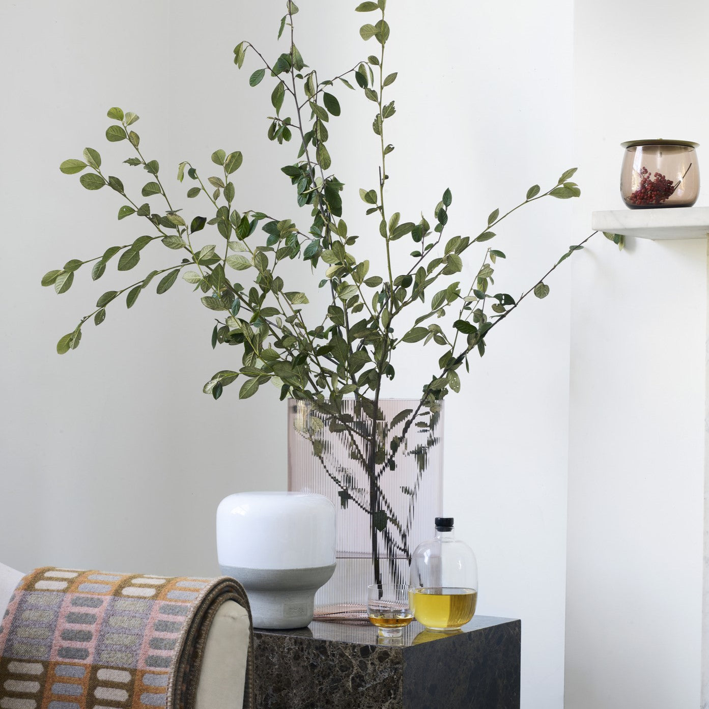 Mist Vaso Alto Dusty Rose