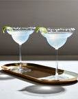 Vintage Set of 2 Margarita Glasses - NUDE EU