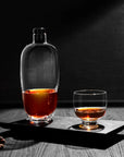 Malt Whisky Bottle Tall with Wooden Tray - NUDE EU