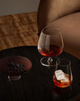 Set vintage di 4 bicchieri da whisky