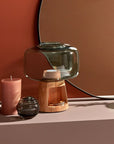Tree Lamp with Glass and Oak Base - NUDE EU