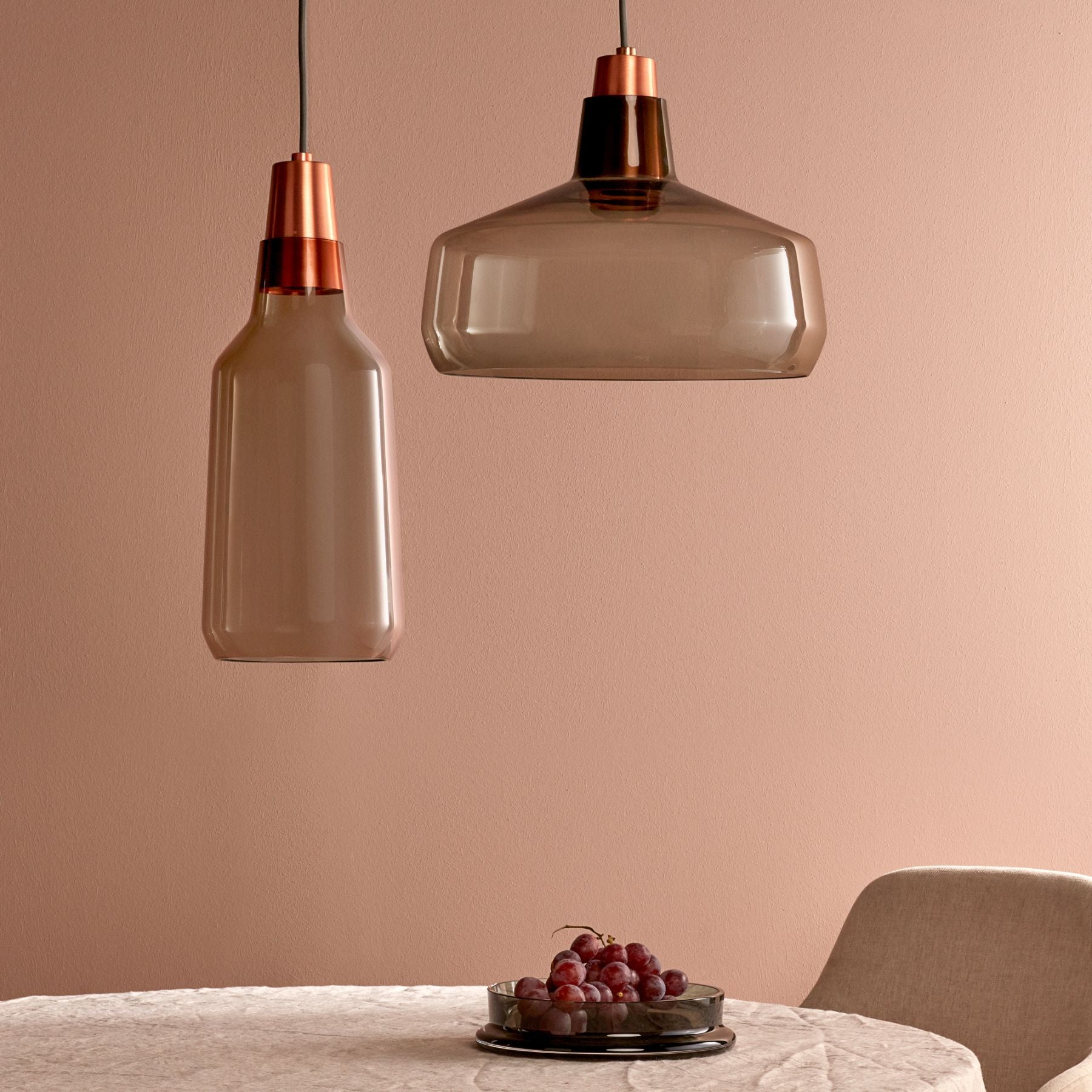 Mono Lamp with Copper Socket Tall
