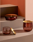 Beret Storage Box Small with Brass Lid - NUDE EU