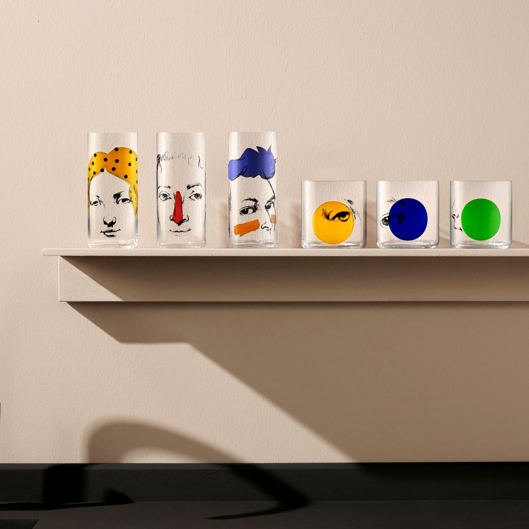 Finesse Rock & Pop Set di 4 bicchieri da whisky