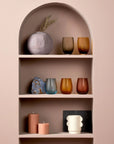 Colored O Set of 4 glasses - NUDE EU