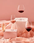Vintage Set of 2 Rosé Wine Glasses - NUDE EU