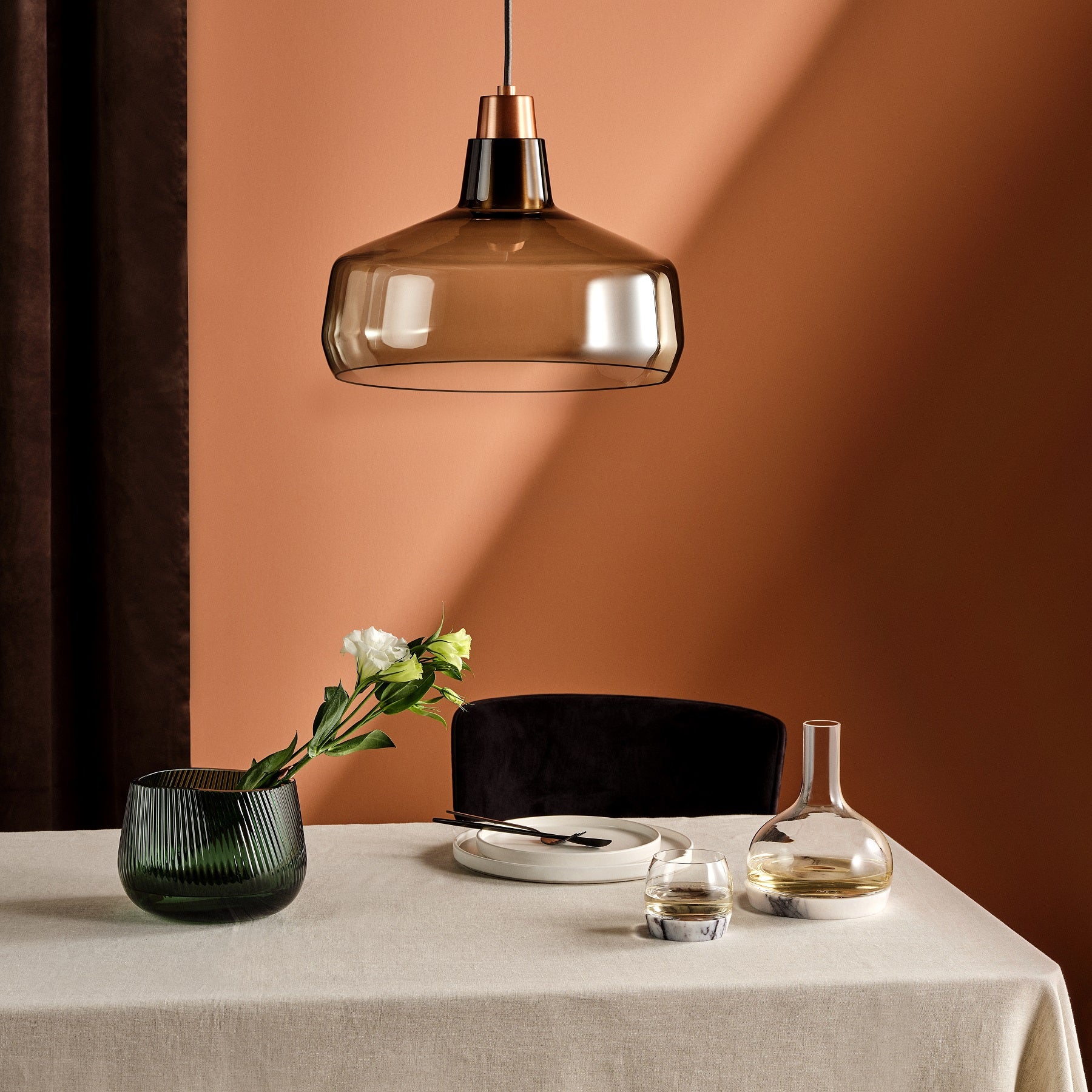 Mono Lamp with Copper Socket Wide
