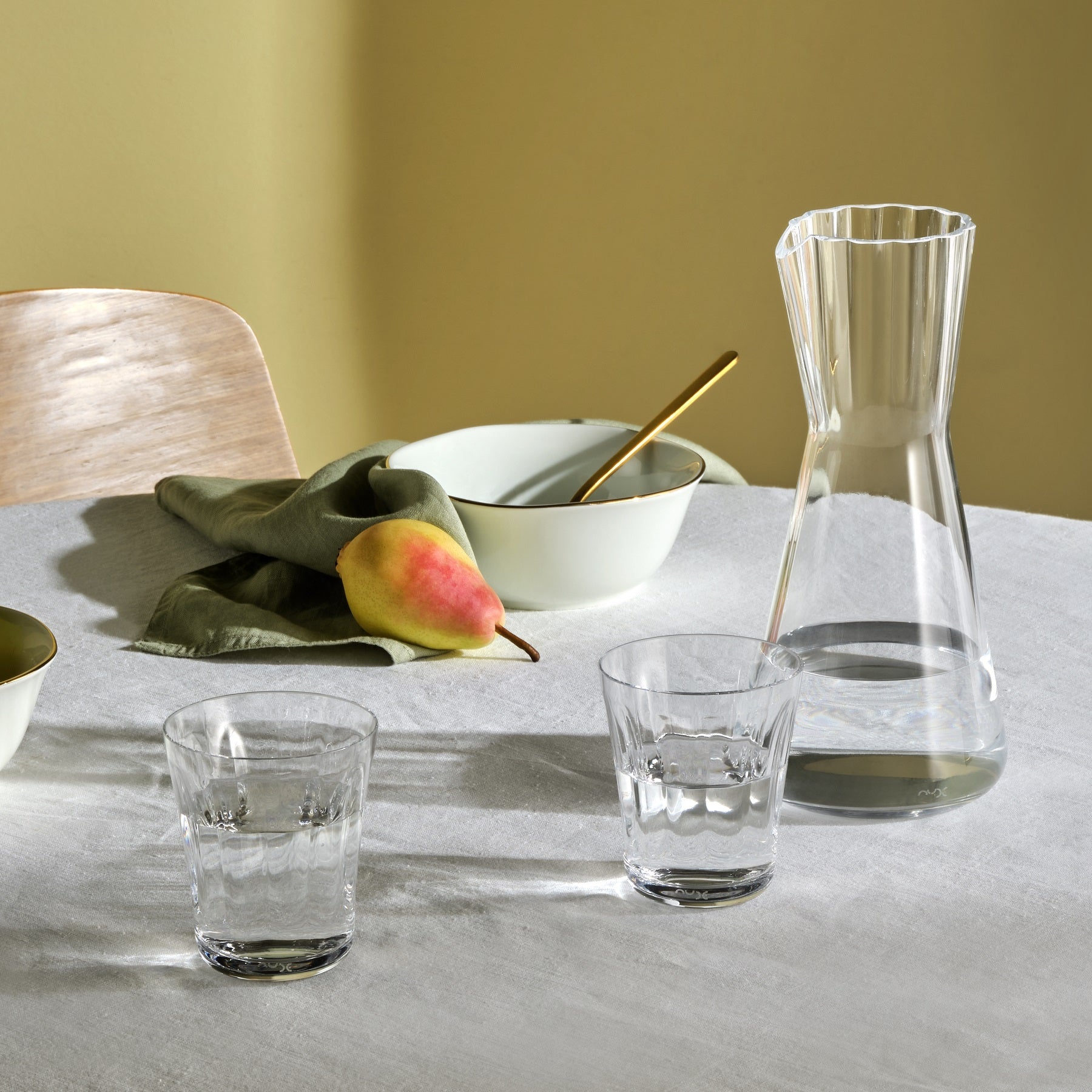 Lady Set of 2 Water Glasses