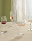 Round Up Set of 2 Red wine glasses