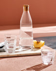 Rhythm Water Carafe Clear with Cork Stopper