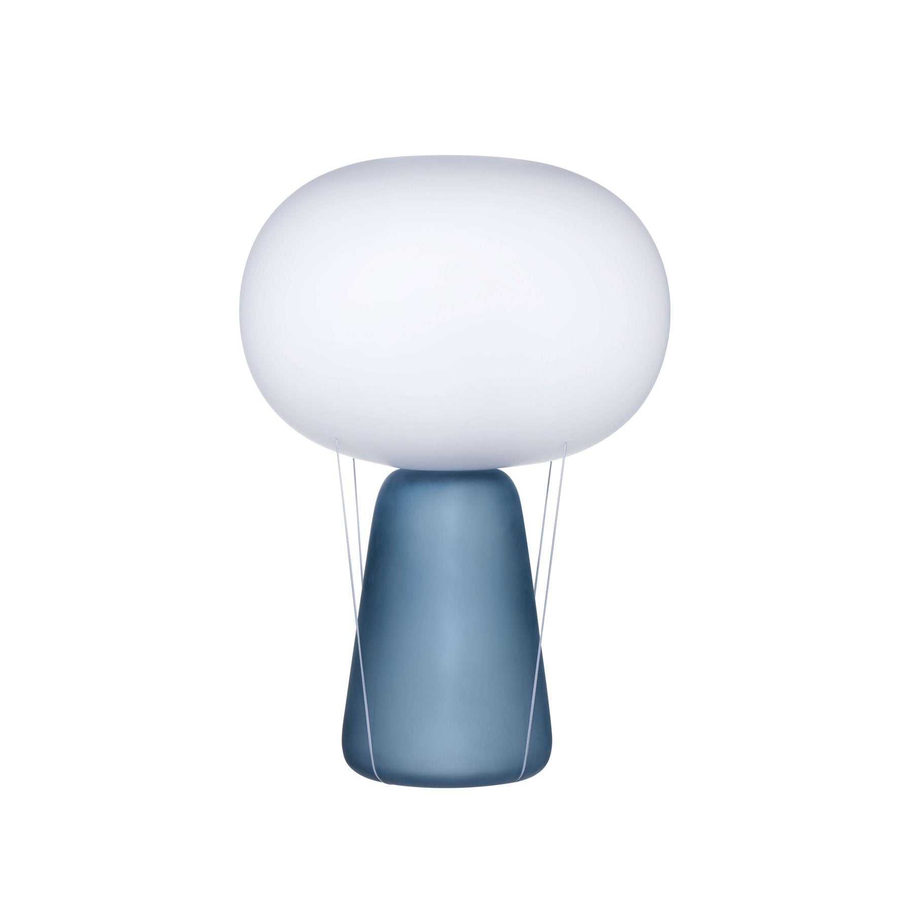 Blow Lamp White Base with Opal Top