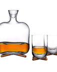Camp Whisky DOF Glass With Brass Base