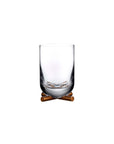 Camp Whisky DOF Glass With Brass Base