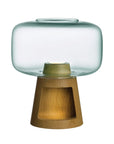 Tree Lamp with Glass and Oak Base - NUDE EU