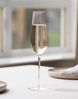 Round Up Dusty Rose Set of 2 Sparkling wine glasses - NUDE EU