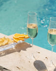 Round Up Set of 2 Sparkling wine glasses - NUDE EU
