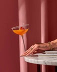 Savage Set of 2 Coupe Glasses - NUDE EU