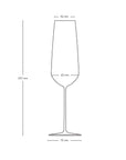 Stem Zero Set of 2 Flute Champagne Glasses - NUDE EU