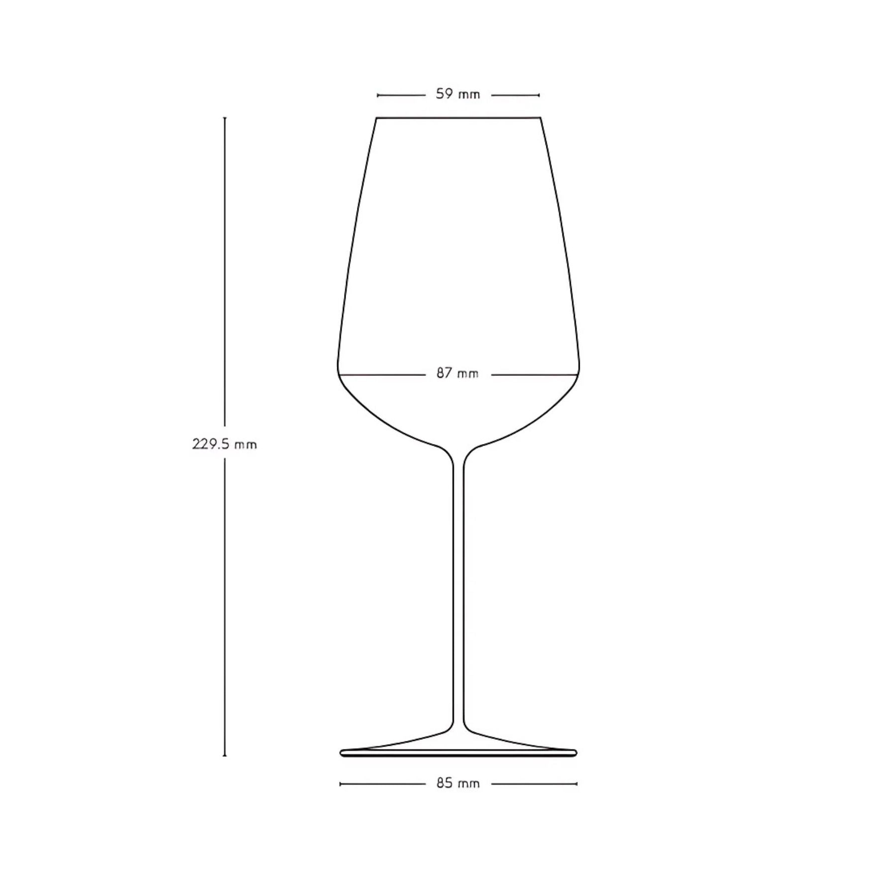 Stem Zero Set of 2 Delicate White Wine Glasses