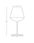 Stem Zero Set of 2 Elegant Red Wine Glasses Medium - NUDE EU