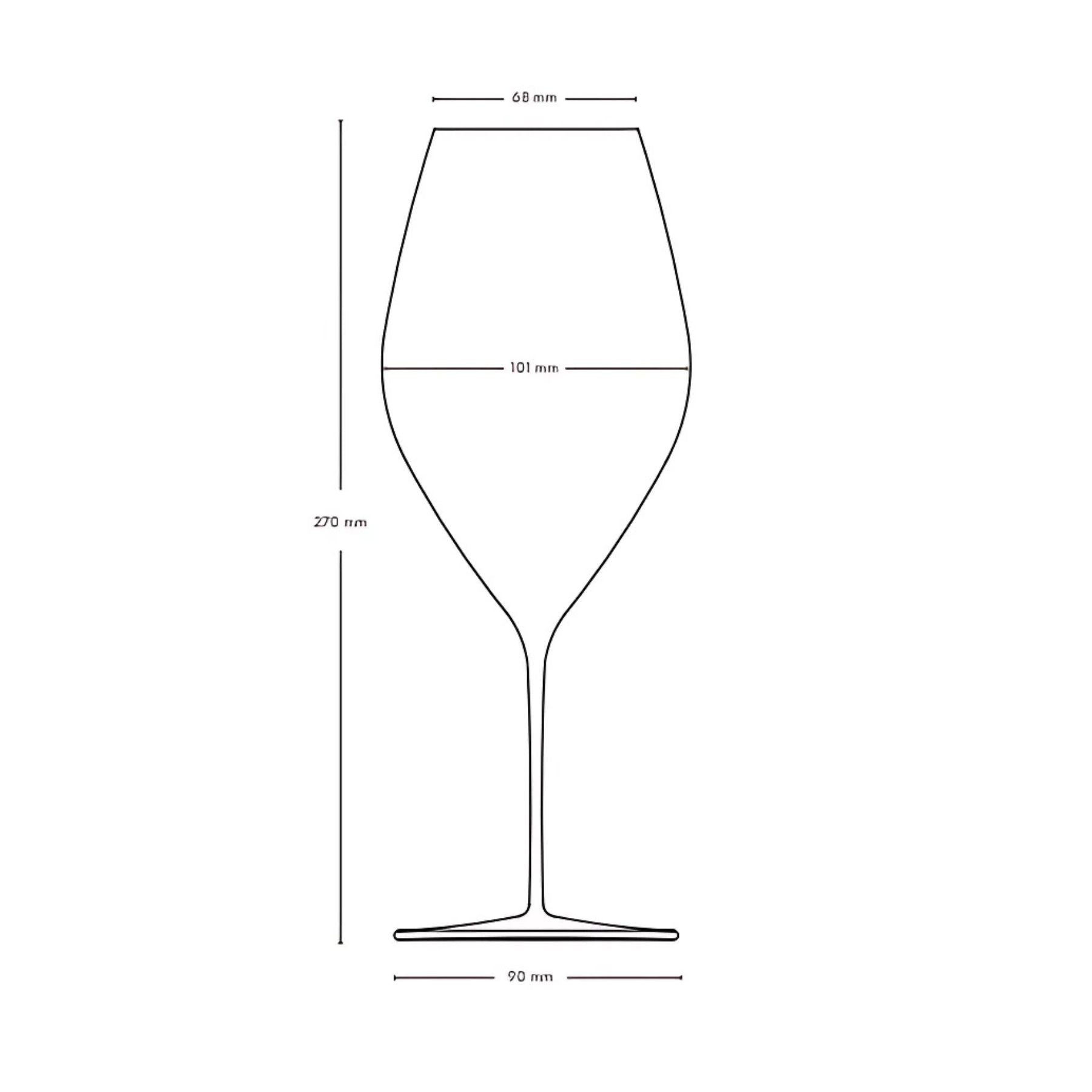 Bicchiere da vino rosso Stem Zero Grace