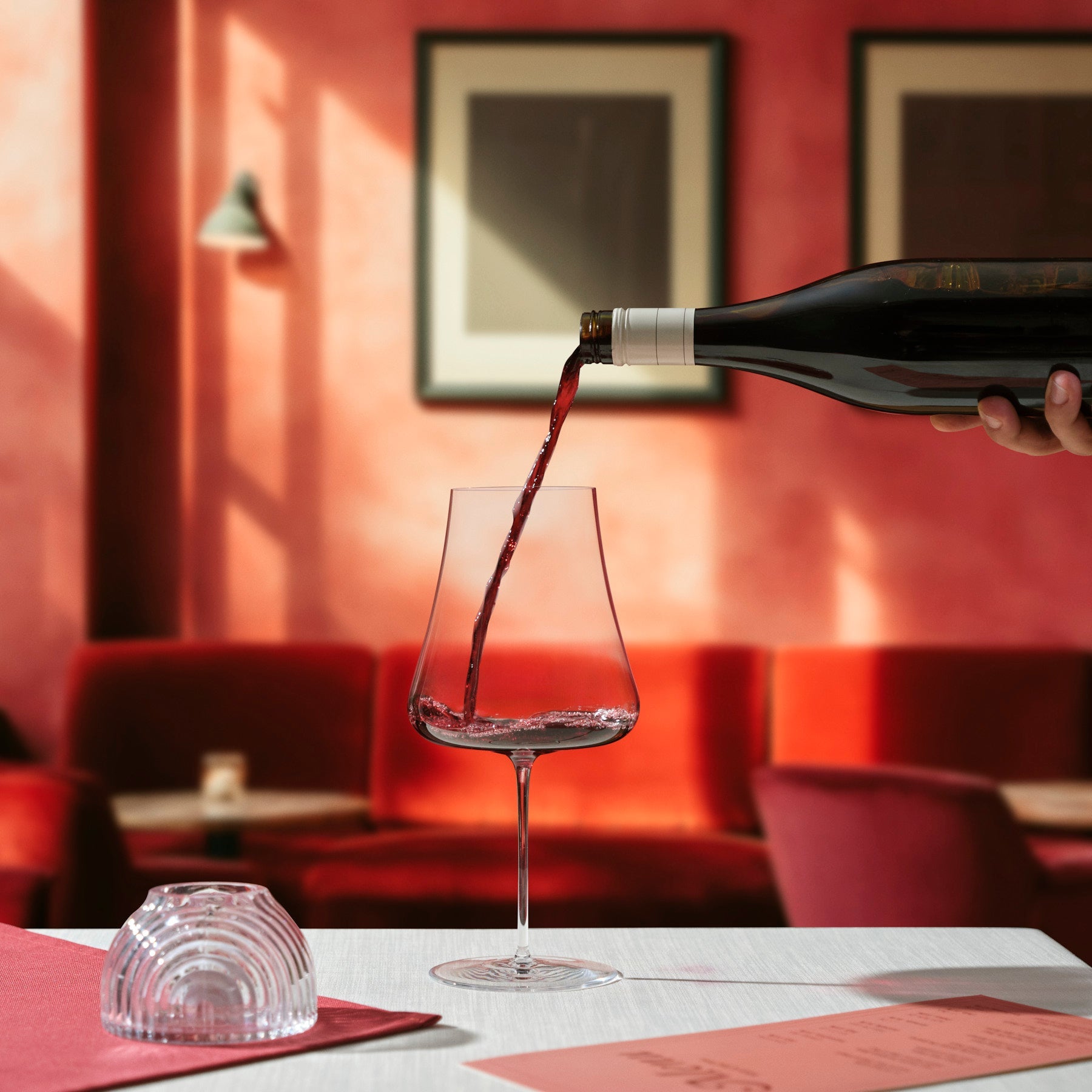Stem Zero Set di 2 Calici da Vino Rosso Vulcano