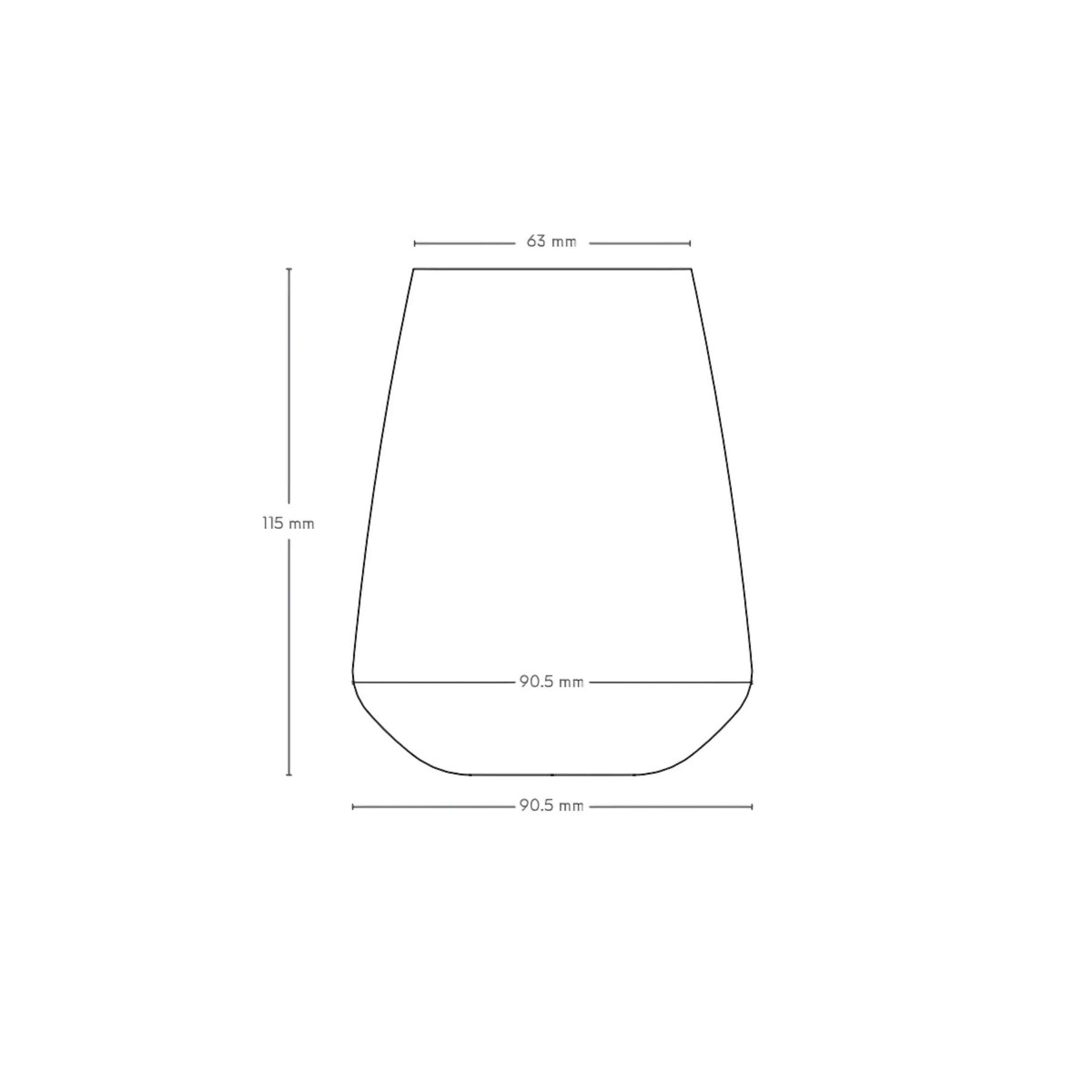 Set di 2 bicchieri da acqua Stem Zero
