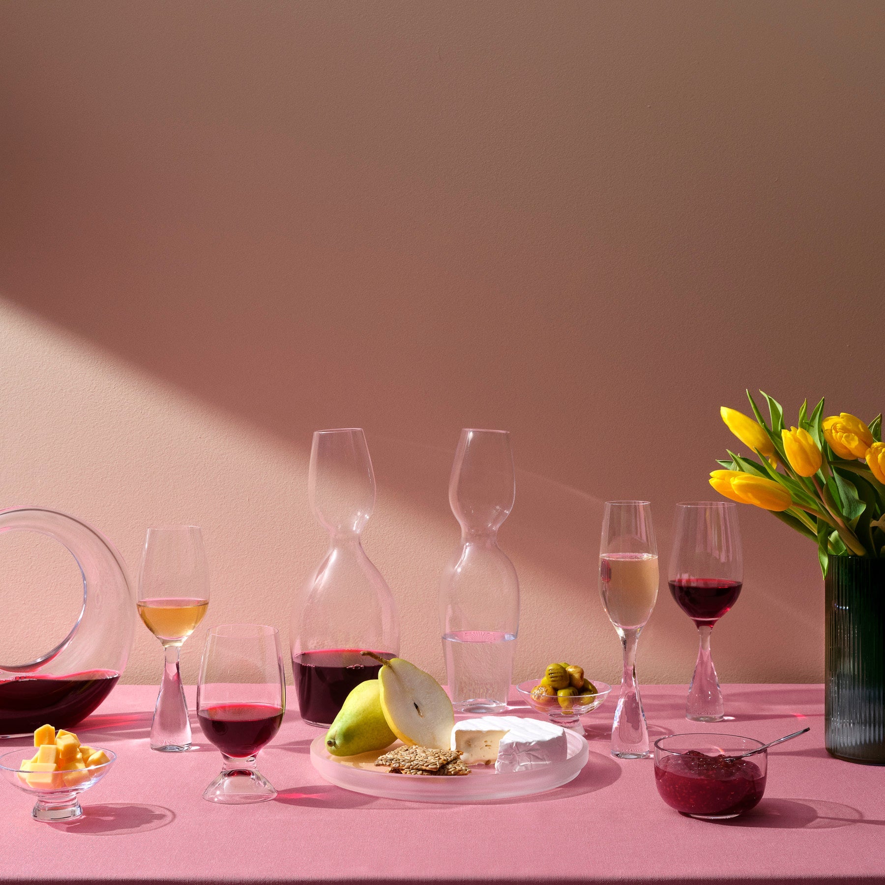 Wine Party Set di 2 bicchieri da vino rosso
