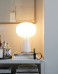 Blow Lamp White Base with Opal Top - NUDE EU