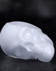 Memento Mori Faceted Skull Bowl Opal White Large - NUDE EU