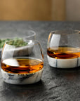 Chill Whisky Tumbler With Marble Base - NUDE EU