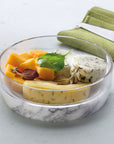 Chill Bowl with Marble Base L