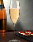 Dimple Set of 2 Champagne Glasses - NUDE EU