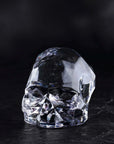 Memento Mori Faceted Skull Clear Large - NUDE EU