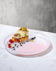 Pigmento Serving Dish 22 cm Pink Sprayed