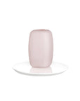 Sweets Vase Opal Pink with Glossy White Base Small - NUDE EU