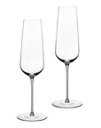Stem Zero Set of 2 Flute Champagne Glasses